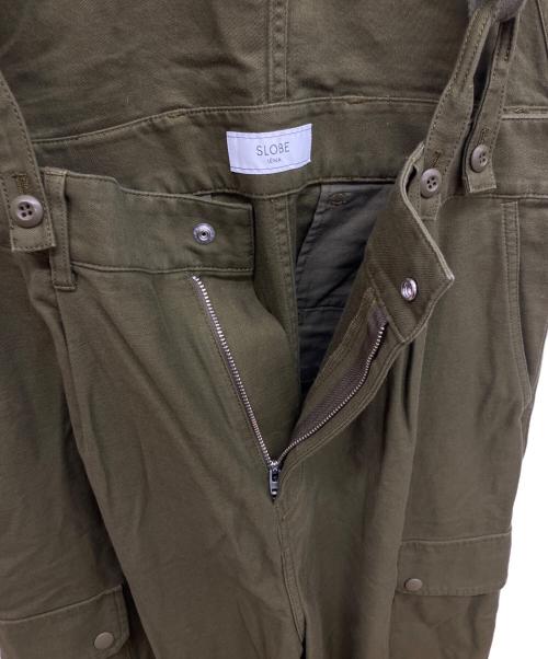 SLOBE IENA（スローブ イエナ）SLOBE IENA (スローブ イエナ) サスペンダーカーゴ サロペット オリーブ サイズ:36の古着・服飾アイテム