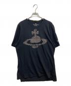 Vivienne Westwood×LEEヴィヴィアンウエストウッド×リー）の古着「Vivienne Westwood×LEE スタッズオーブＴシャツ」｜ブラック