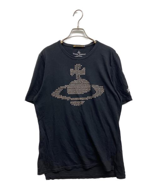 Vivienne Westwood（ヴィヴィアンウエストウッド）Vivienne Westwood (ヴィヴィアンウエストウッド) LEE (リー) Vivienne Westwood×LEE スタッズオーブＴシャツ ブラック サイズ:Lの古着・服飾アイテム
