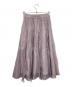 JUSGLITTY (ジャスグリッティー) ラメドットフリルスカート パープル サイズ:1 未使用品：6000円