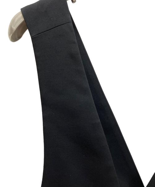 LE PHIL（ル フィル）LE PHIL (ル フィル) ツイルジャンパースカート ブラック サイズ:1の古着・服飾アイテム