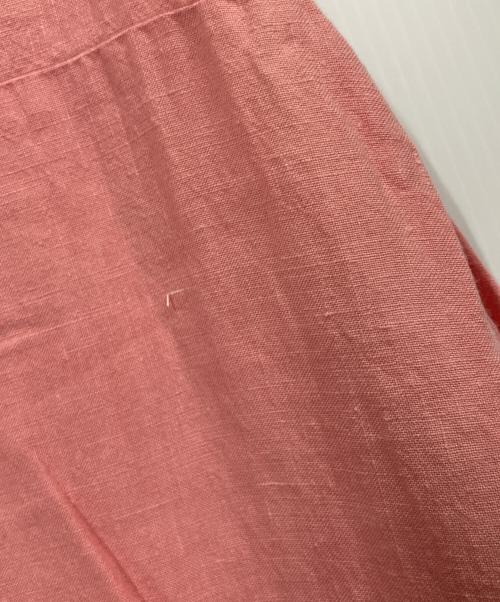 A PUPIL（アピューピル）A PUPIL (アピューピル) リネンノースリーブワンピース ピンク サイズ:Sの古着・服飾アイテム