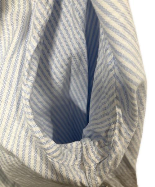 BACCA（バッカ）BACCA (バッカ) ストライプオックス スリムフィットシャツ スカイブルー サイズ:36の古着・服飾アイテム