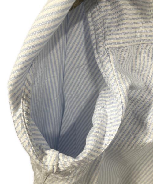 BACCA（バッカ）BACCA (バッカ) ストライプオックス スリムフィットシャツ スカイブルー サイズ:36の古着・服飾アイテム
