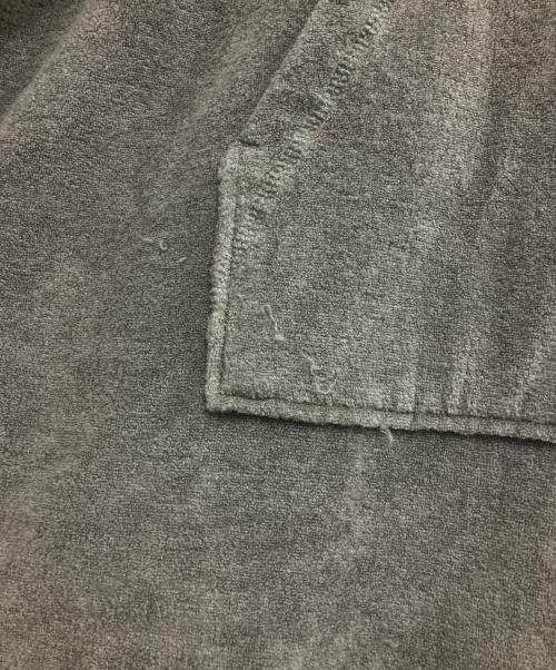 UCHINO（ウチノ）UCHINO (ウチノ) エアリータッチ ポケット付サウナポンチョ グレー サイズ:Freeの古着・服飾アイテム