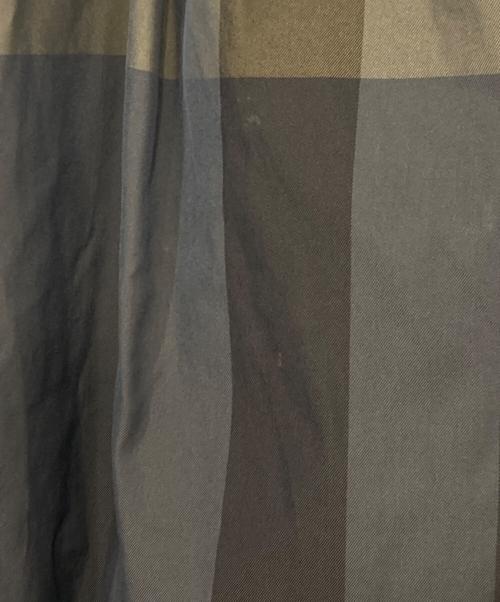 BEARDSLEY（ビアズリー）BEARDSLEY (ビアズリー) ビッグチェック タフタロングスカート グリーン サイズ:Fの古着・服飾アイテム