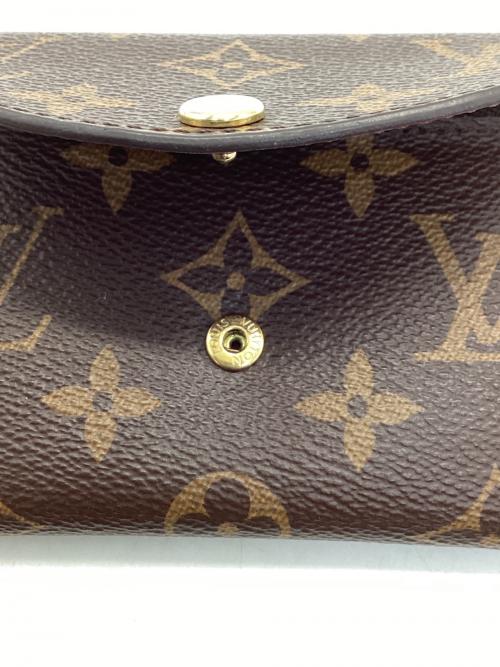 LOUIS VUITTON（ルイ ヴィトン）LOUIS VUITTON (ルイ ヴィトン) ポルトモネ･ロザリ　コンンパクトウォレット ブラウンの古着・服飾アイテム