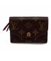 LOUIS VUITTON（ルイ ヴィトン）の古着「ポルトモネ･ロザリ　コンンパクトウォレット」｜ブラウン
