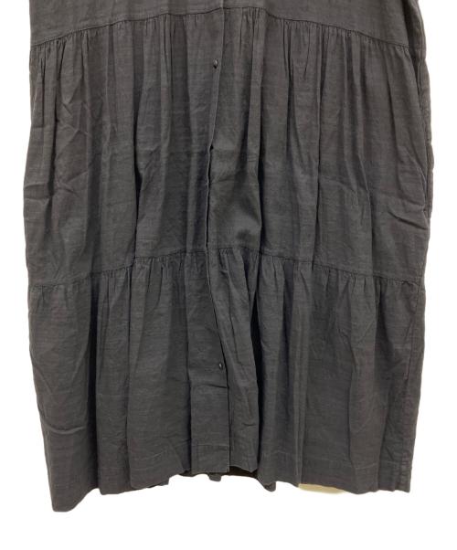 jujudhau（ズーズーダウ）jujudhau (ズーズーダウ) ティアードワンピース ブラック サイズ:Freeの古着・服飾アイテム