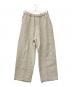 MITTAN（ミッタン）の古着「亜麻苧麻ワイド」｜ベージュ