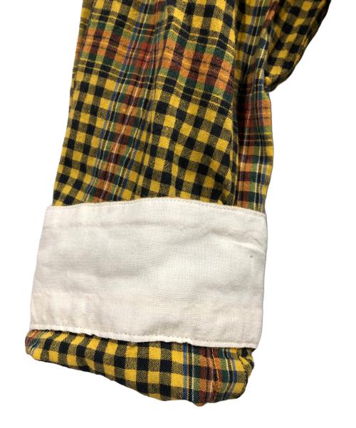 ensou（エンソウ）ensou (エンソウ) バンドカラーシャツ イエロー サイズ:Lの古着・服飾アイテム