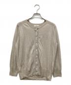 IENAイエナ）の古着「フレンチリネン7分袖カーディガン」｜ベージュ