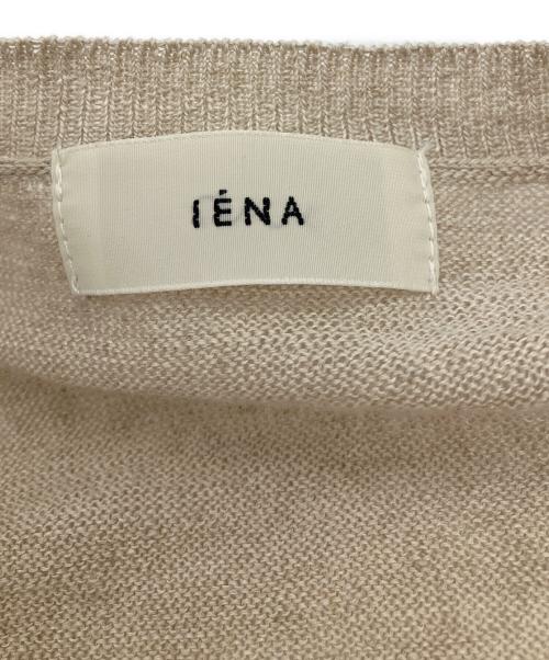 IENA（イエナ）IENA (イエナ) フレンチリネン7分袖カーディガン ベージュ サイズ:Freeの古着・服飾アイテム
