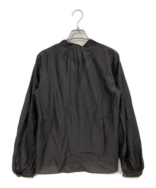 Noble（ノーブル）Noble (ノーブル) ブライトシアーヨークボウタイブラウス グレー サイズ:FREEの古着・服飾アイテム