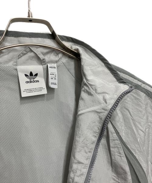adidas（アディダス）adidas (アディダス) アディカラー 2000s ウーブントラックトップ グレー サイズ:Mの古着・服飾アイテム
