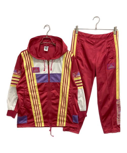 adidas（アディダス）adidas (アディダス) 90S セットアップジャージ ピンク サイズ:SMの古着・服飾アイテム