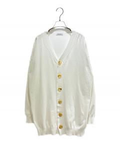 ♡Drawerドゥロワー♡薄手七分袖カーディガン白 中古・古着通販】DRAWER (ドゥロワー) 7Gジャガード フリンジ ニット