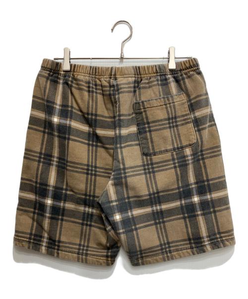 SUPREME（シュプリーム）SUPREME (シュプリーム) Plaid Sweatshort ブラウン サイズ:Sの古着・服飾アイテム
