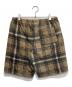 SUPREME (シュプリーム) Plaid Sweatshort ブラウン サイズ:S：8000円