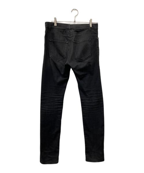 Saint Laurent Paris（サンローランパリ）Saint Laurent Paris (サンローランパリ) ビンテージ加工デニムパンツ ブラック サイズ:73.5cmの古着・服飾アイテム