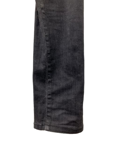 Saint Laurent Paris（サンローランパリ）Saint Laurent Paris (サンローランパリ) ビンテージ加工デニムパンツ ブラック サイズ:73.5cmの古着・服飾アイテム