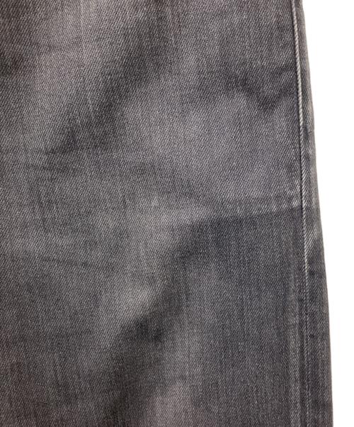 Saint Laurent Paris（サンローランパリ）Saint Laurent Paris (サンローランパリ) ビンテージ加工デニムパンツ ブラック サイズ:73.5cmの古着・服飾アイテム