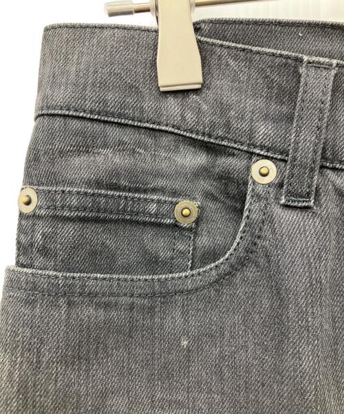 Saint Laurent Paris（サンローランパリ）Saint Laurent Paris (サンローランパリ) ビンテージ加工デニムパンツ ブラック サイズ:73.5cmの古着・服飾アイテム