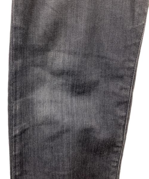 Saint Laurent Paris（サンローランパリ）Saint Laurent Paris (サンローランパリ) ビンテージ加工デニムパンツ ブラック サイズ:73.5cmの古着・服飾アイテム