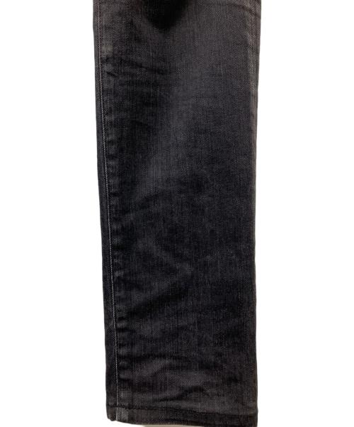 Saint Laurent Paris（サンローランパリ）Saint Laurent Paris (サンローランパリ) ビンテージ加工デニムパンツ ブラック サイズ:73.5cmの古着・服飾アイテム