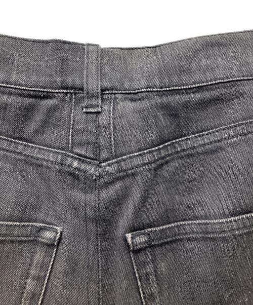 Saint Laurent Paris（サンローランパリ）Saint Laurent Paris (サンローランパリ) ビンテージ加工デニムパンツ ブラック サイズ:73.5cmの古着・服飾アイテム