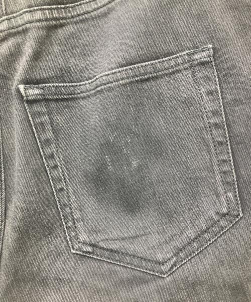 Saint Laurent Paris（サンローランパリ）Saint Laurent Paris (サンローランパリ) ビンテージ加工デニムパンツ ブラック サイズ:73.5cmの古着・服飾アイテム