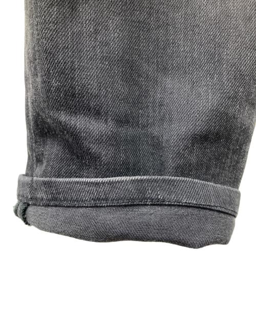 Saint Laurent Paris（サンローランパリ）Saint Laurent Paris (サンローランパリ) ビンテージ加工デニムパンツ ブラック サイズ:73.5cmの古着・服飾アイテム
