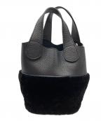 ripaniリパーニ）の古着「ANNA 2WAYムートンコンビ」｜ブラック