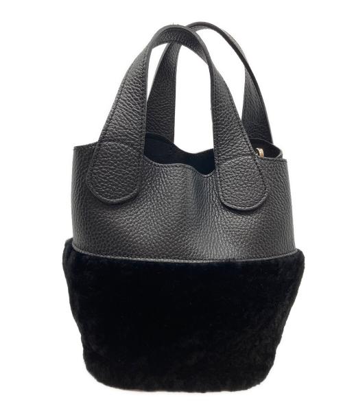 ripani（リパーニ）ripani (リパーニ) ANNA 2WAYムートンコンビ ブラックの古着・服飾アイテム