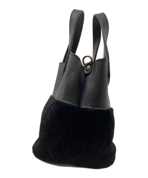 ripani（リパーニ）ripani (リパーニ) ANNA 2WAYムートンコンビ ブラックの古着・服飾アイテム