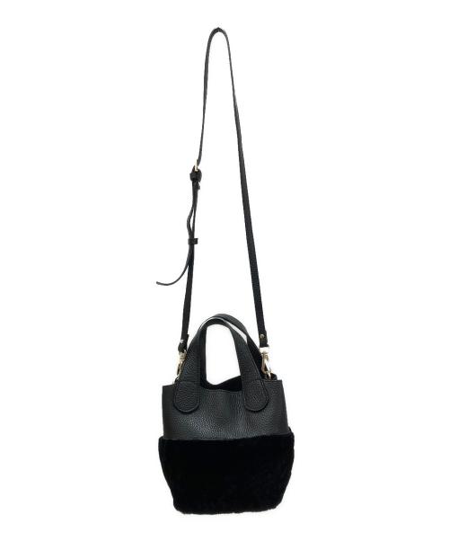 ripani（リパーニ）ripani (リパーニ) ANNA 2WAYムートンコンビ ブラックの古着・服飾アイテム