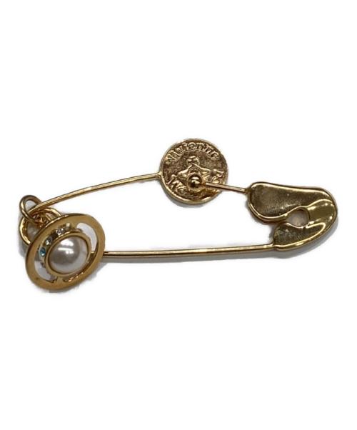 Vivienne Westwood（ヴィヴィアンウエストウッド）Vivienne Westwood (ヴィヴィアンウエストウッド) Safety-Pinアクセサリー ゴールドの古着・服飾アイテム