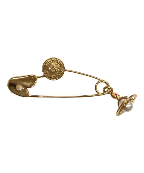 Vivienne Westwood（ヴィヴィアンウエストウッド）Vivienne Westwood (ヴィヴィアンウエストウッド) Safety-Pinアクセサリー ゴールドの古着・服飾アイテム