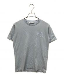 J.W.ANDERSON（ジェイダブリューアンダーソン）の古着「Embroideried Logo T-shirt」｜ライトブルー