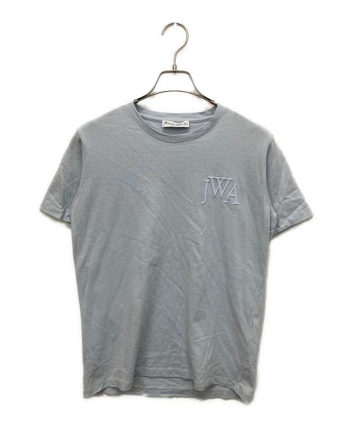 J.W.ANDERSON（ジェイダブリューアンダーソン）J.W.ANDERSON (ジェイダブリューアンダーソン) Embroideried Logo T-shirt ライトブルー サイズ:Sの古着・服飾アイテム