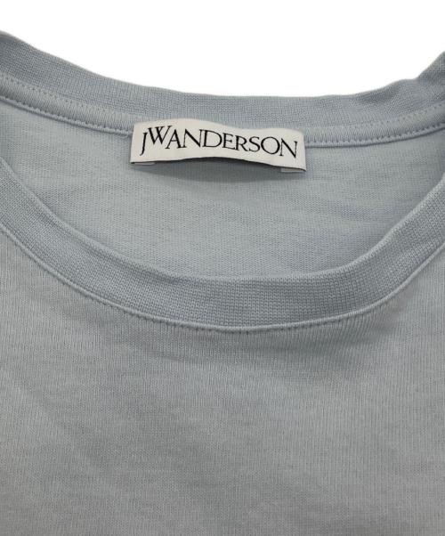 J.W.ANDERSON（ジェイダブリューアンダーソン）J.W.ANDERSON (ジェイダブリューアンダーソン) Embroideried Logo T-shirt ライトブルー サイズ:Sの古着・服飾アイテム