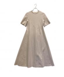 BAUME（ボーメ）の古着「ウールワンピース」｜ベージュ