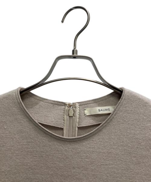 BAUME（ボーメ）BAUME (ボーメ) ウールワンピース ベージュ サイズ:36の古着・服飾アイテム