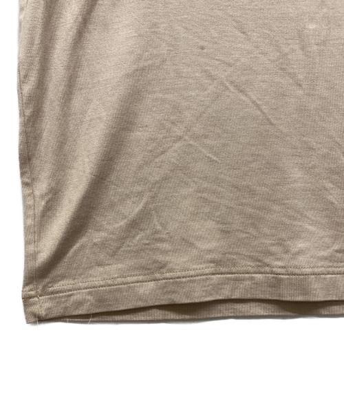 HERMES（エルメス）HERMES (エルメス) HERMES 	マルジェラ期　シルクTシャツ ベージュ サイズ:40の古着・服飾アイテム