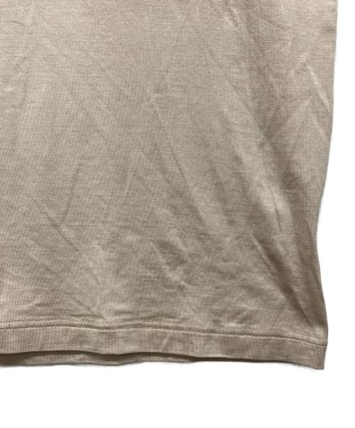 HERMES（エルメス）HERMES (エルメス) HERMES 	マルジェラ期　シルクTシャツ ベージュ サイズ:40の古着・服飾アイテム