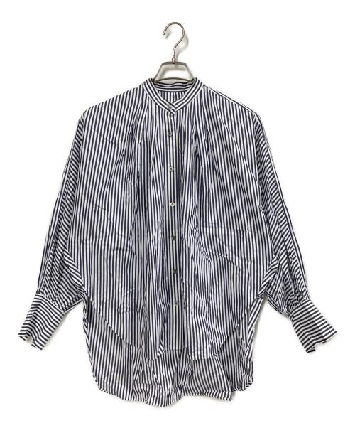 ADORE（アドーア）ADORE (アドーア) クリアコンパクトブラウス ブルー サイズ:38の古着・服飾アイテム
