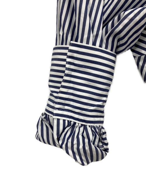 ADORE（アドーア）ADORE (アドーア) クリアコンパクトブラウス ブルー サイズ:38の古着・服飾アイテム
