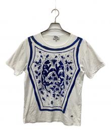 Vivienne Westwood man（ヴィヴィアン ウェストウッド マン）の古着「ドッグクレスト リラックスTシャツ」｜ホワイト