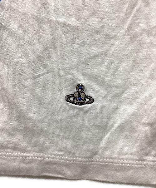 Vivienne Westwood man（ヴィヴィアン ウェストウッド マン）Vivienne Westwood man (ヴィヴィアン ウェストウッド マン) ドッグクレスト リラックスTシャツ ホワイト サイズ:44の古着・服飾アイテム