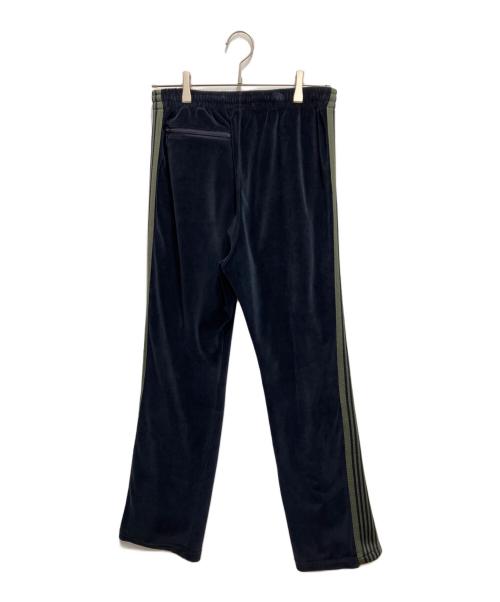 Needles（ニードルズ）Needles (ニードルズ) Narrow Track Pant C/Pe Velour ネイビー×カーキ サイズ:Sの古着・服飾アイテム